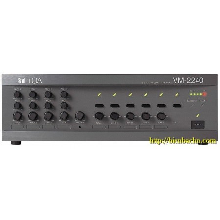 Hướng dẫn kết nối amply TOA VM 2240